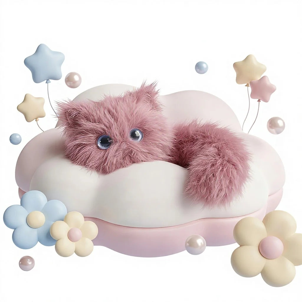 Ruiguan AI Plush Toy – Smart Talking Interactive Companion with LED Eyes & Storytelling