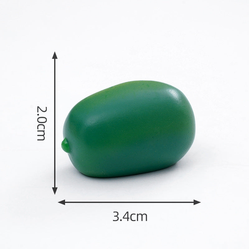 Mini Veggie Blind Bag Ornament – Cute Simulation Food DIY Desk & Hanging Decor