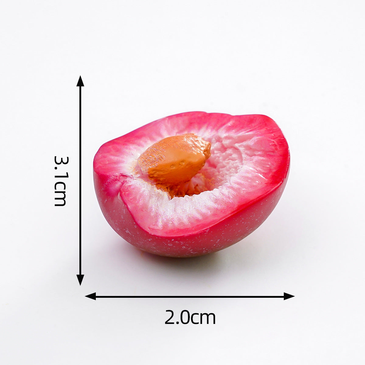 Mini Fruit Blind Bag Ornament – Simulation Peach & Lotus Mist Food Play Decor