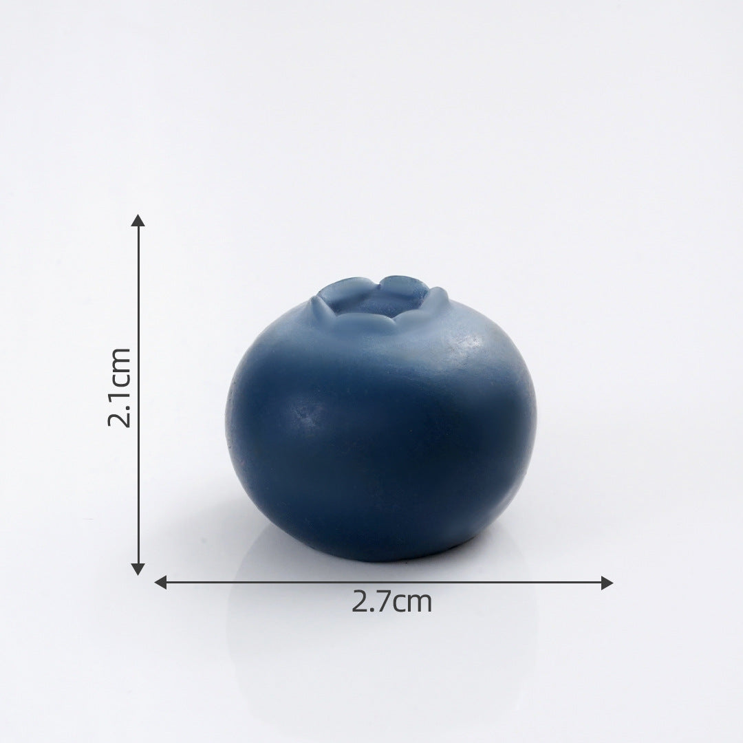 Mini Fruit Blind Bag Ornament – Simulation Peach & Lotus Mist Food Play Decor