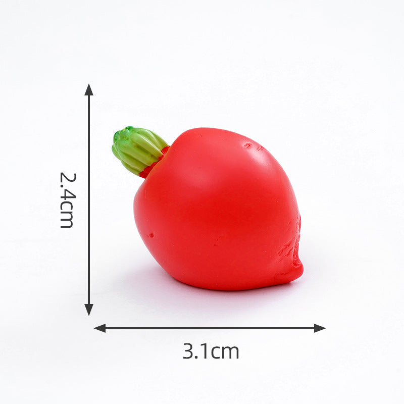 Mini Veggie Blind Bag Ornament – Cute Simulation Food DIY Desk & Hanging Decor