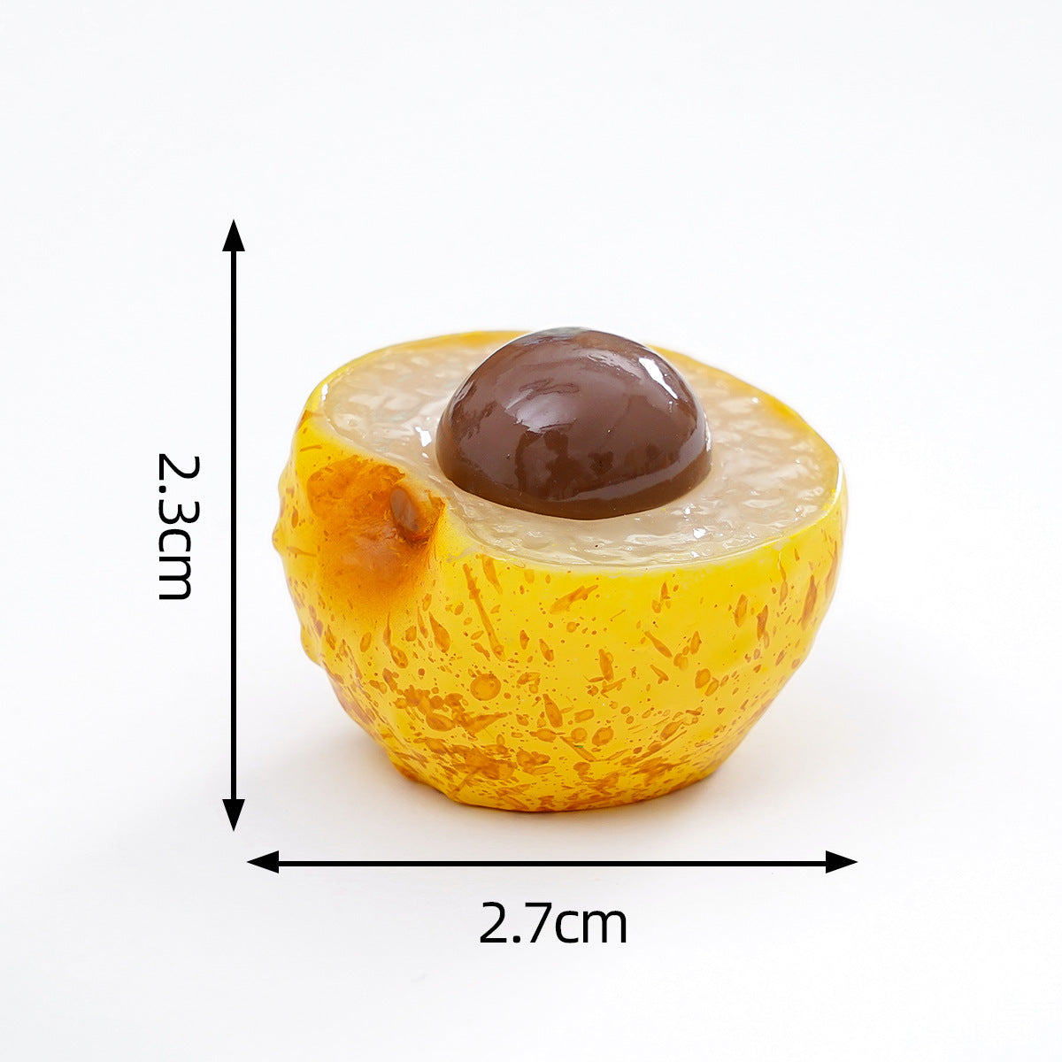 Mini Fruit Blind Bag Ornament – Simulation Peach & Lotus Mist Food Play Decor