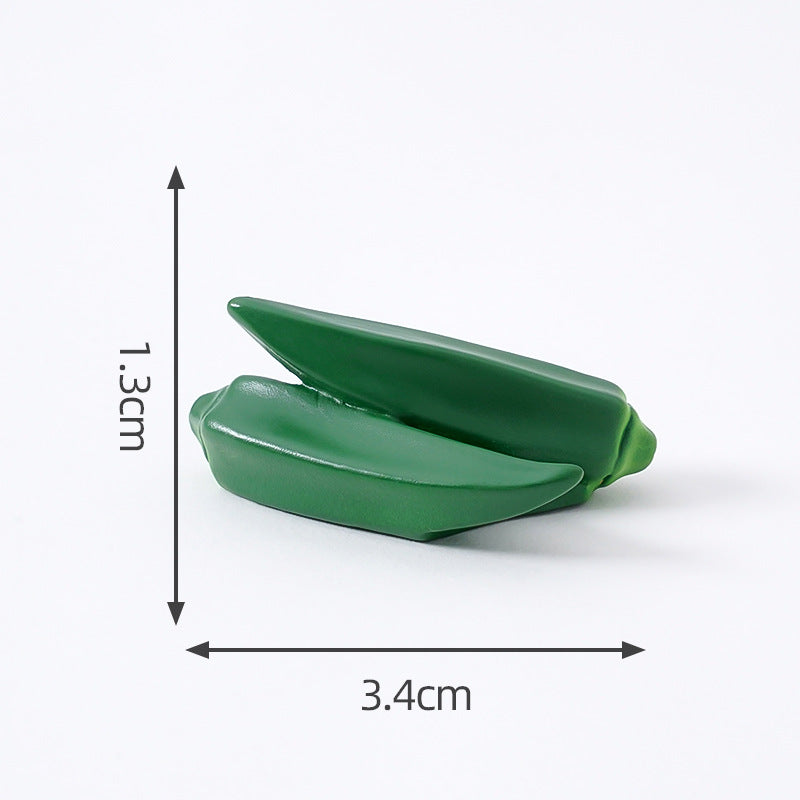 Mini Veggie Blind Bag Ornament – Cute Simulation Food DIY Desk & Hanging Decor