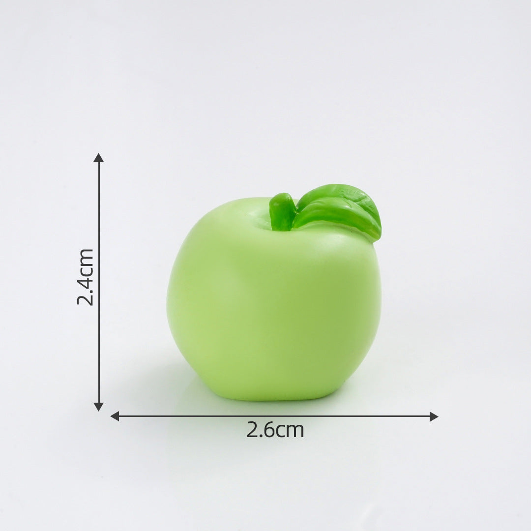 Mini Fruit Blind Bag Ornament – Simulation Peach & Lotus Mist Food Play Decor