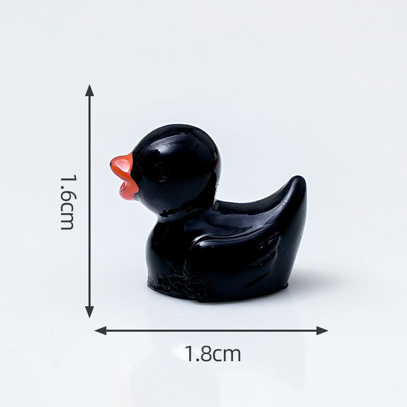 10 PCS Glowing Duck Sunglasses Ornament – Cute DIY Desktop & Car Decoration