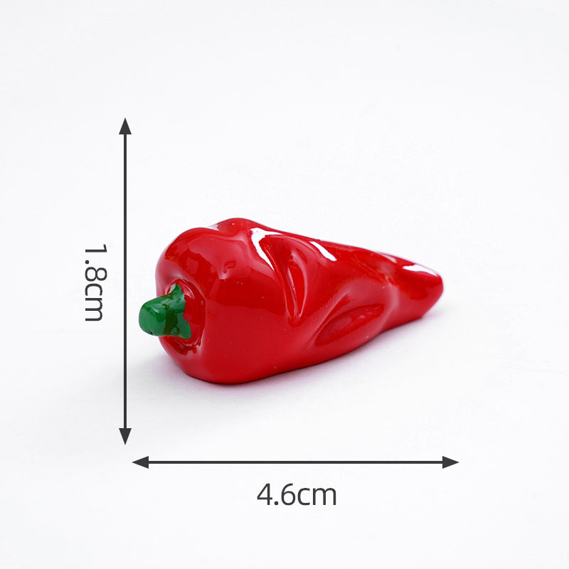 Mini Veggie Blind Bag Ornament – Cute Simulation Food DIY Desk & Hanging Decor