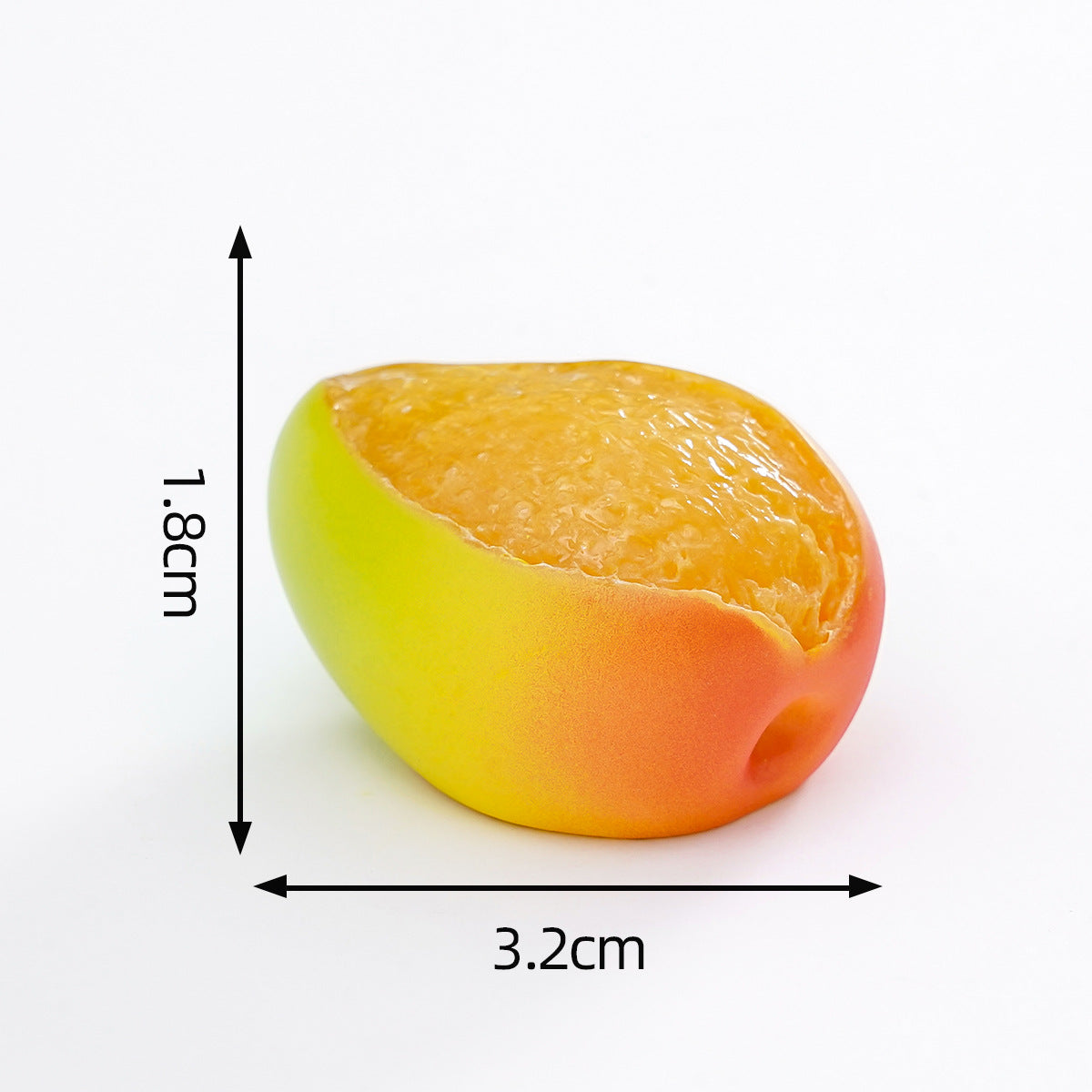 Mini Fruit Blind Bag Ornament – Simulation Peach & Lotus Mist Food Play Decor