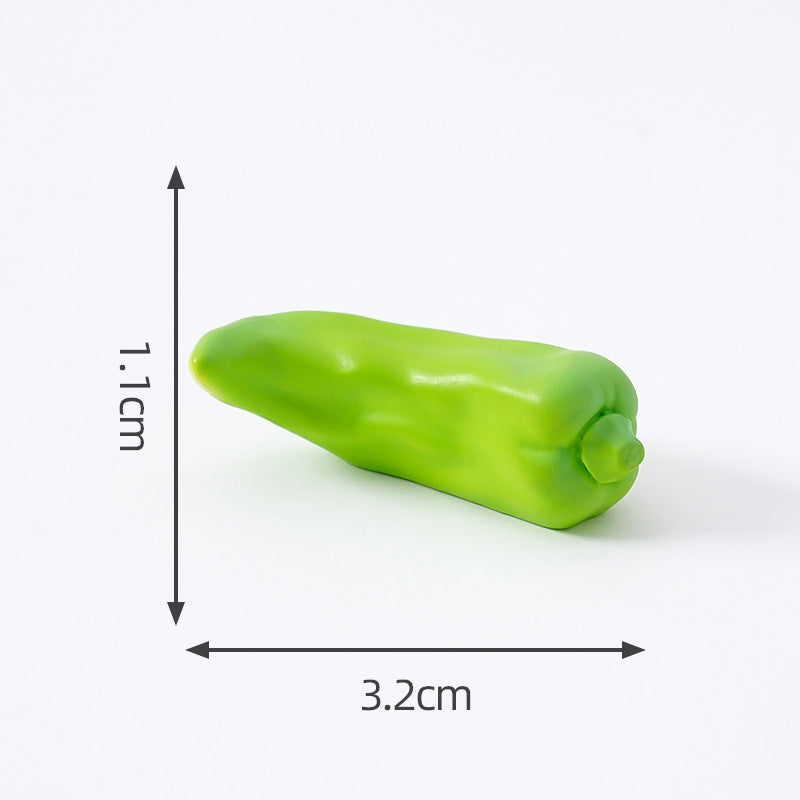 Mini Veggie Blind Bag Ornament – Cute Simulation Food DIY Desk & Hanging Decor