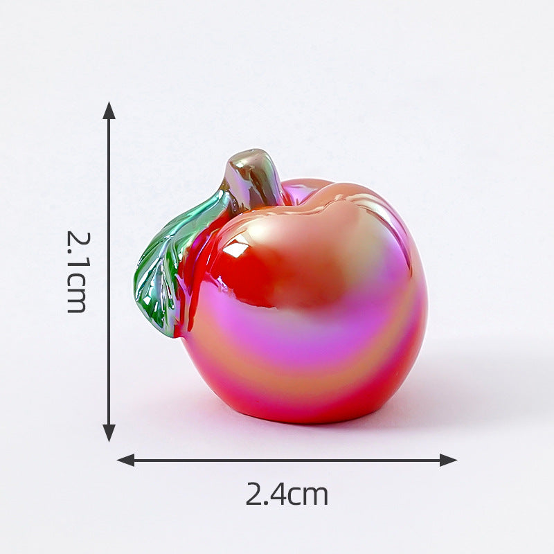 Glowing Fruit Blind Bag Ornament – Electroplated Cherry & Orange DIY Decor