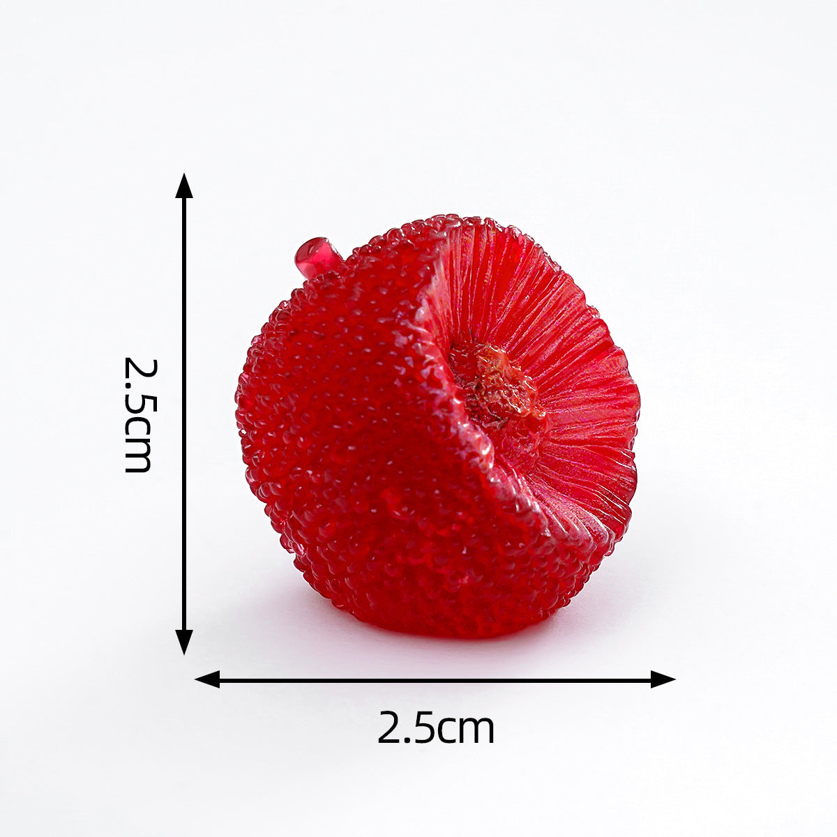 Mini Fruit Blind Bag Ornament – Simulation Peach & Lotus Mist Food Play Decor