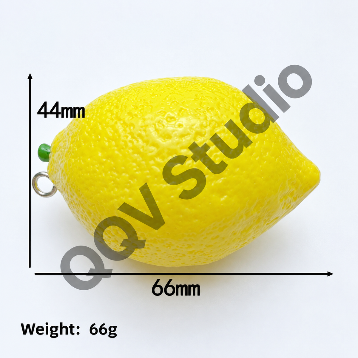 Oversized 3D Painted Fruit Series Resin Keychain Charm | DIY Blind Box Car & Bag Pendant