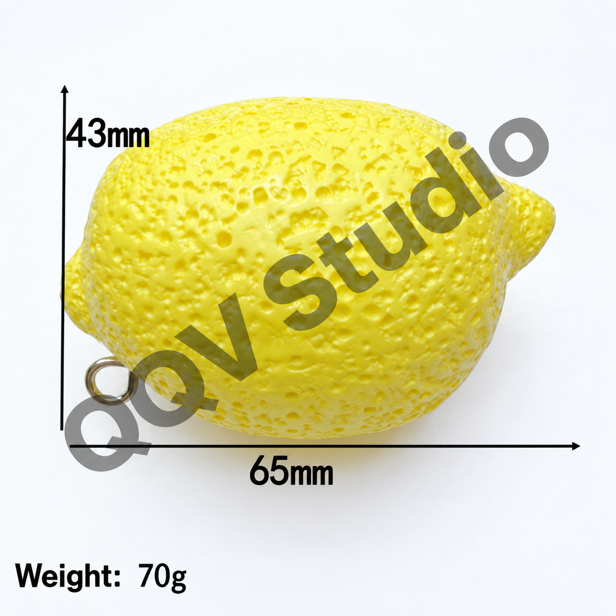 Oversized 3D Painted Fruit Series Resin Keychain Charm | DIY Blind Box Car & Bag Pendant