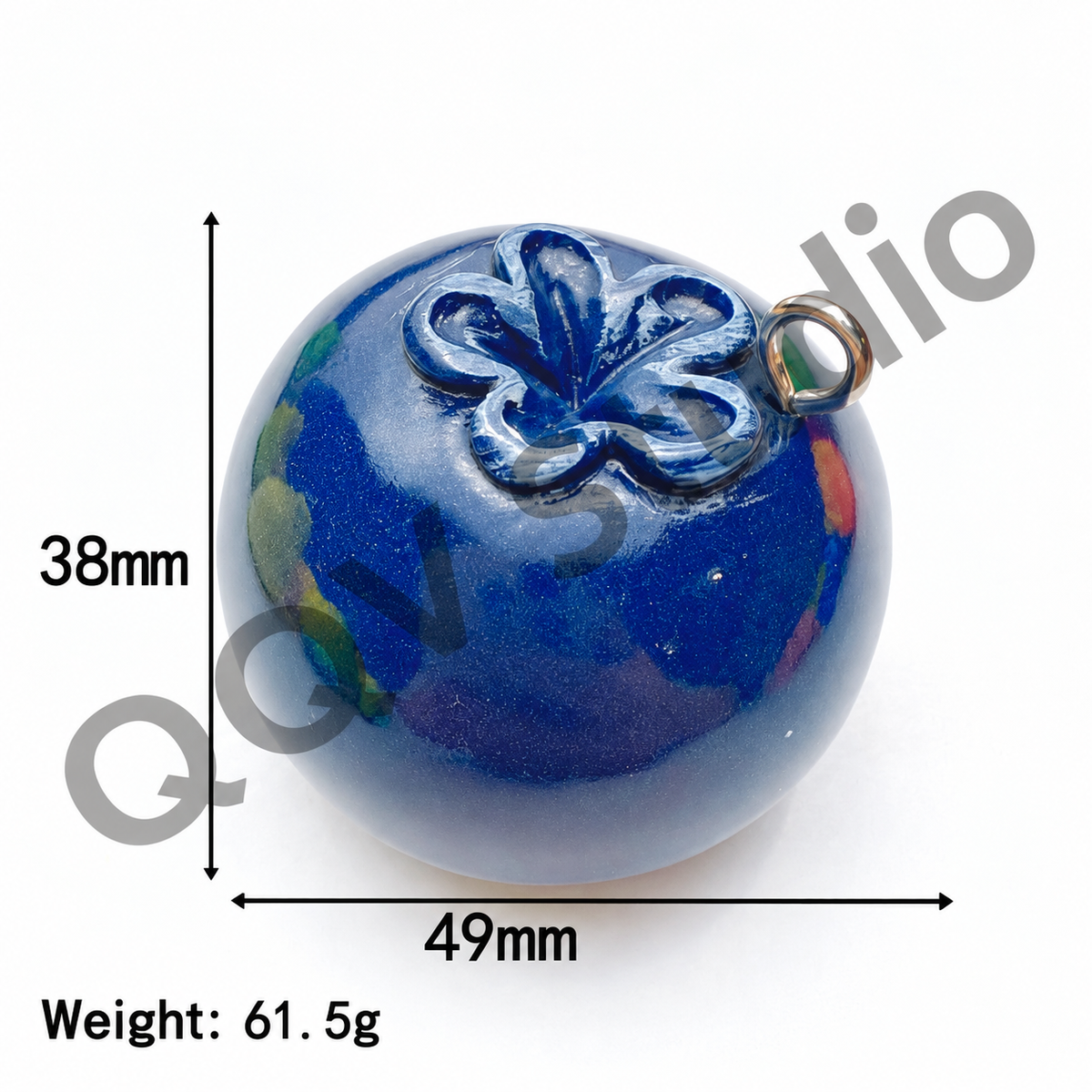 Oversized 3D Painted Fruit Series Resin Keychain Charm | DIY Blind Box Car & Bag Pendant